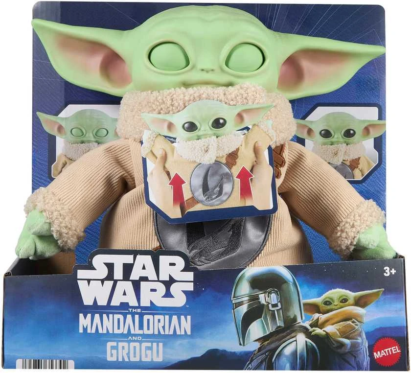 Mattel STAR WARS interaktyvus pliušinis žaislas Grogu (JKN44)