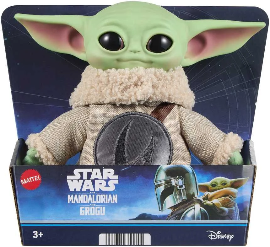 Mattel STAR WARS pliušinis žaislas Grogu (vidutinis) (JKN41)