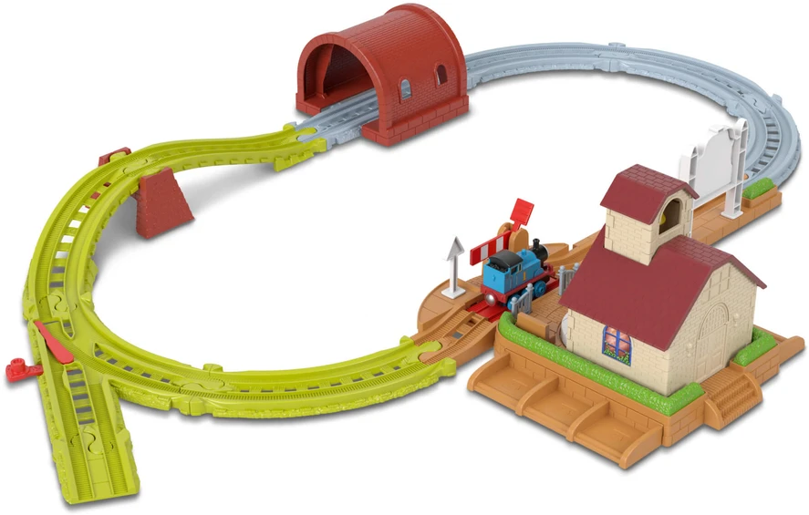 Mattel Žaislinė traukinių stotis Tomek ir draugai