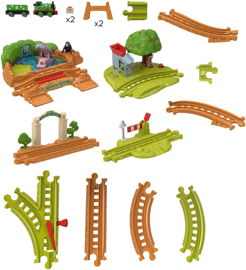 Mattel THOMAS AND FRIENDS gyvūnų parko trasos rinkinys (JLL37)