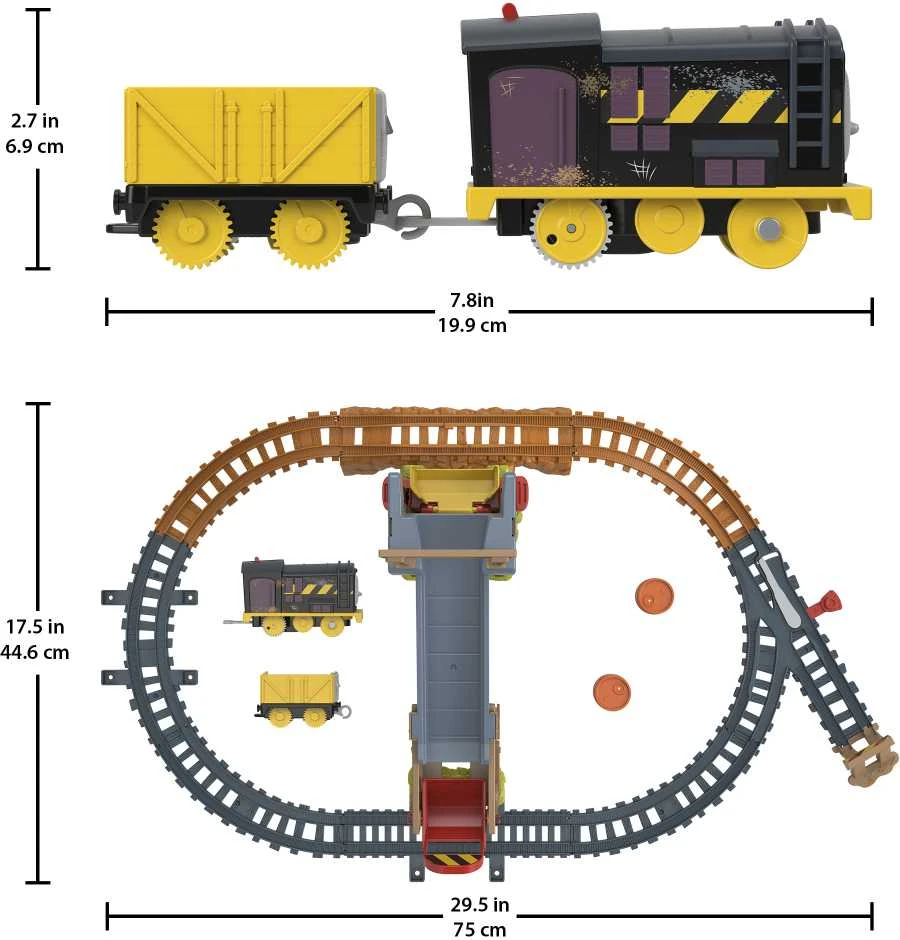 THOMAS & FRIENDS rinkinys - Dyzelio keltuvas (JBW20)