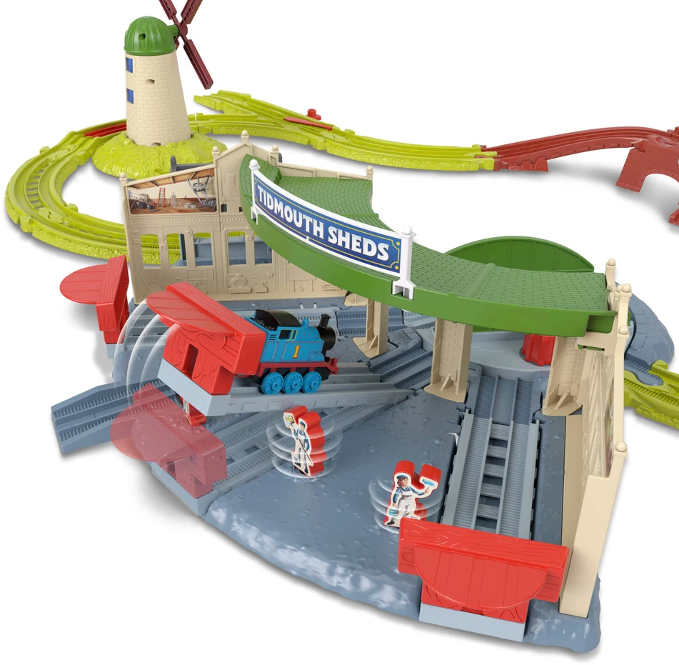 Mattel Žaislinė traukinių stotis Tomek ir draugai