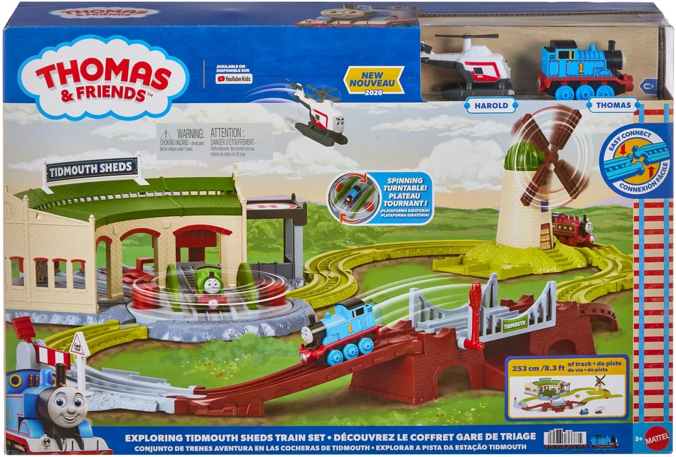 Mattel Žaislinė traukinių stotis Tomek ir draugai