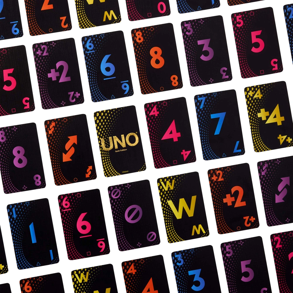 Mattel UNO GOLD EDITION kortos (JHB35)