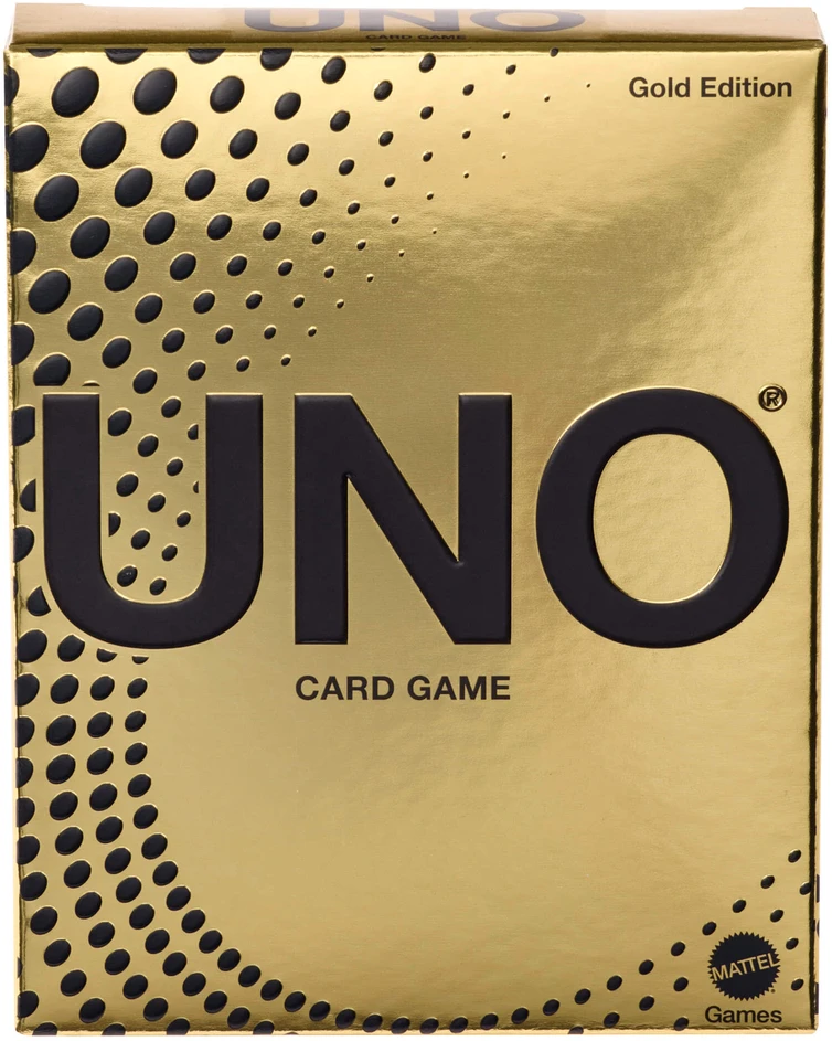 Mattel UNO GOLD EDITION kortos (JHB35)