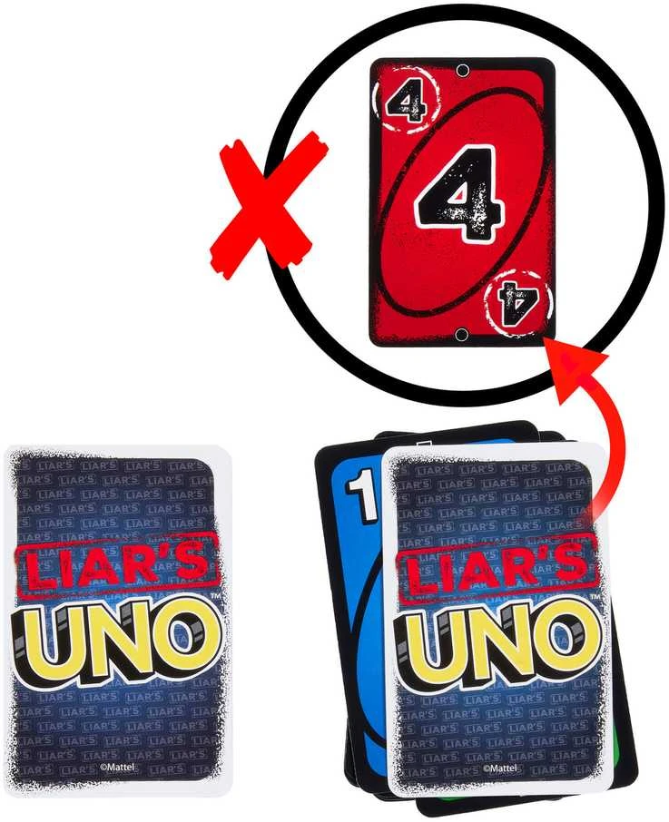 Kortos Mattel UNO LIAR'S