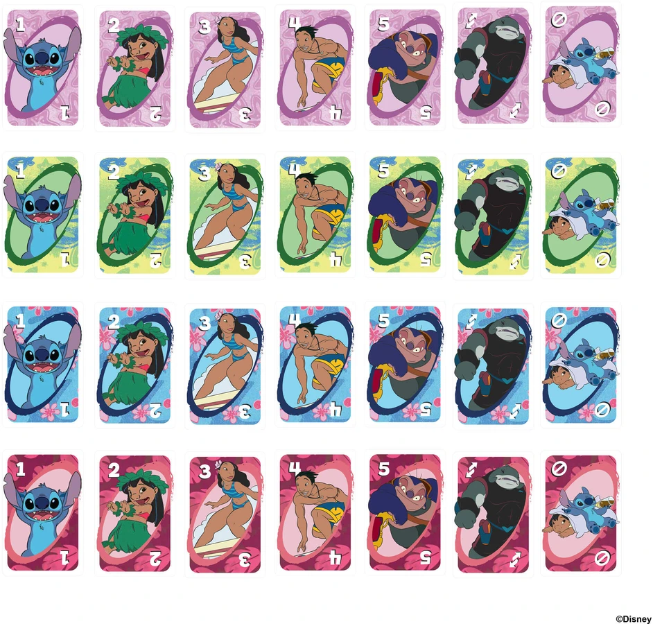 Mattel UNO kortos LILO & STITCH (JCC10)