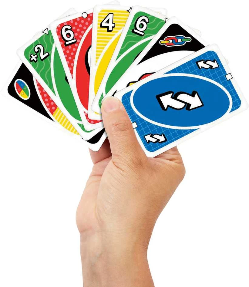 Mattel UNO kortos PARTY (atnaujintos) (JJV58)