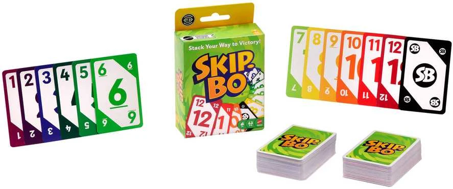 Mattel UNO kortos SKIP-BO (atnaujintos) (JMM20)