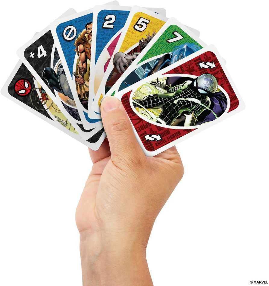 Mattel UNO kortos SPIDER–MAN (HXY08)