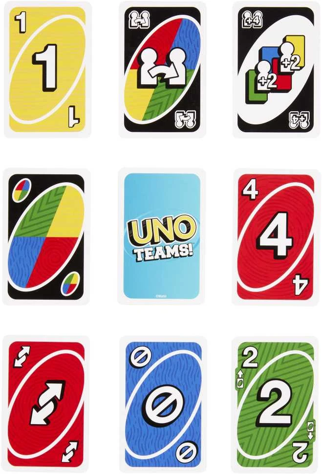 Mattel UNO kortos TEAMS (HXT58)