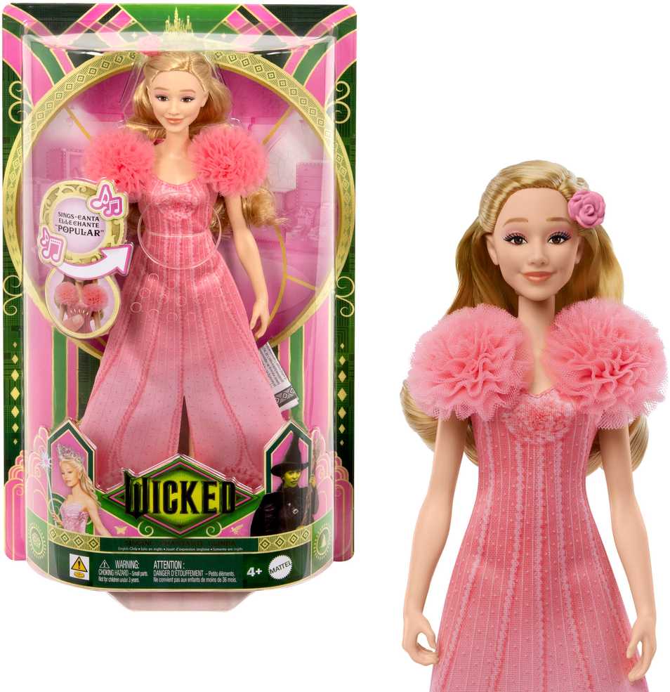 Mattel Dainuojanti Glinda kolekcinė lėlė iš WICKED ZA6068