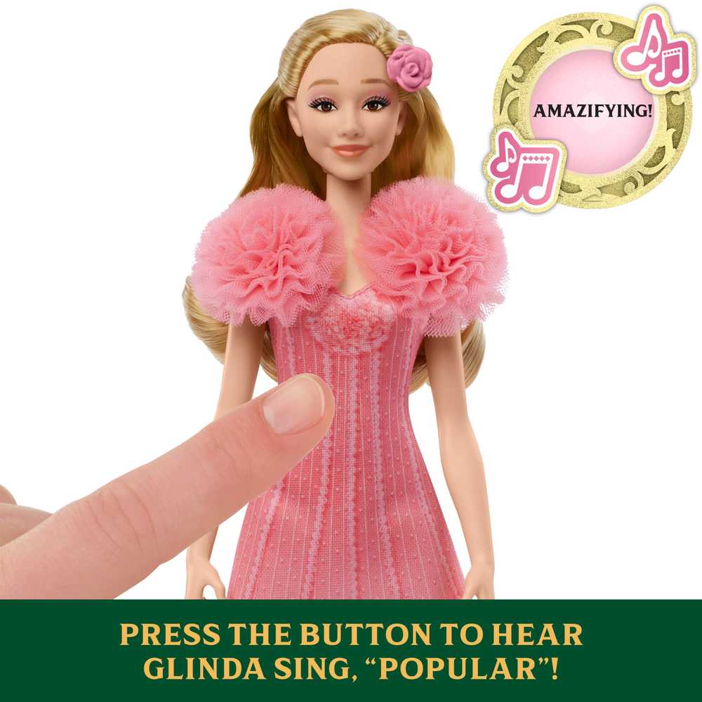 Mattel Dainuojanti Glinda kolekcinė lėlė iš WICKED ZA6068