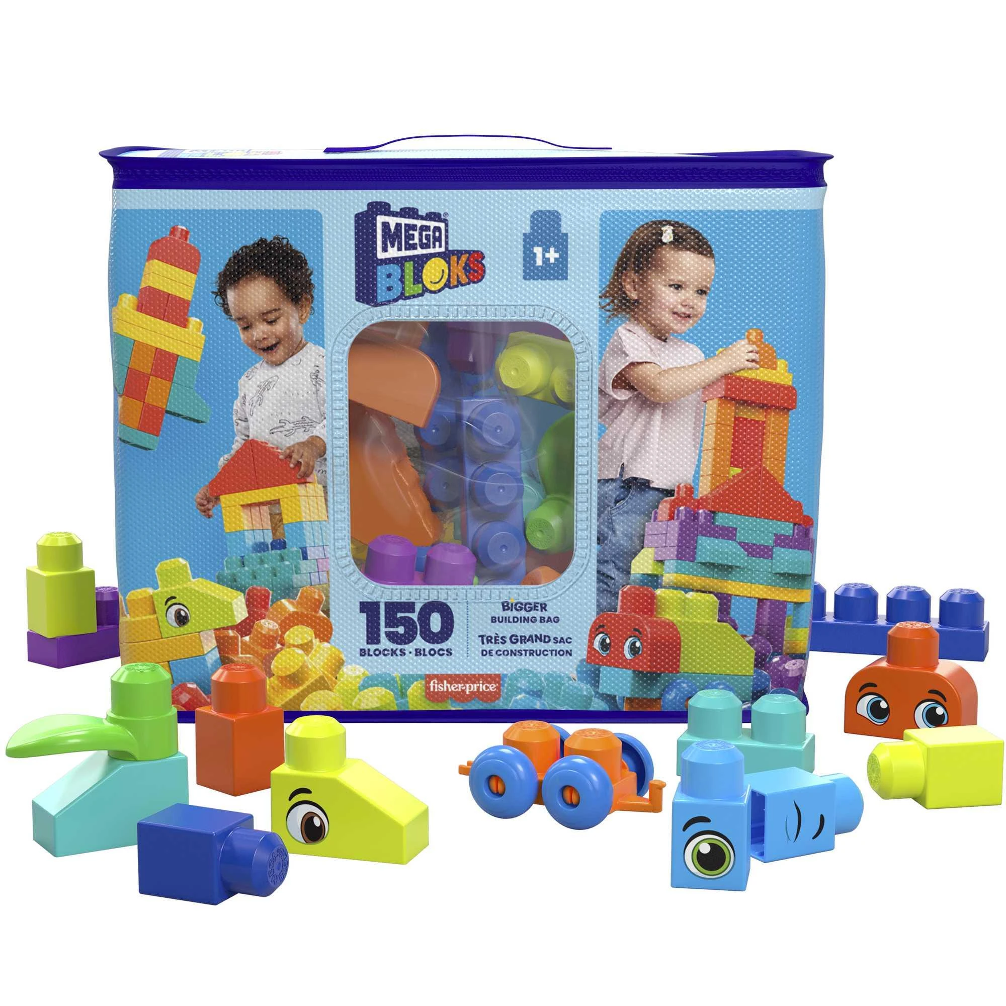 Mega bloks kaladėlių rinkinys (150 det.)