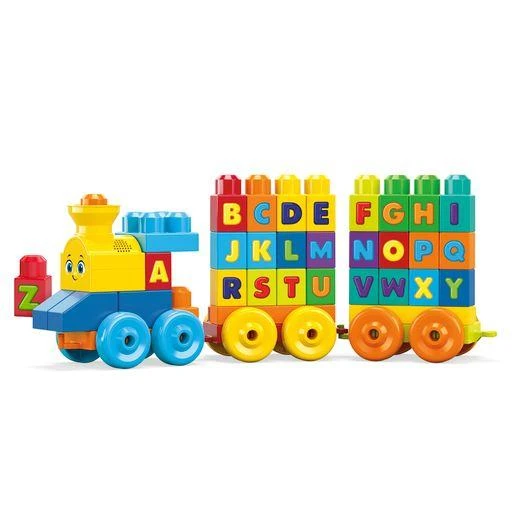 Rinkinys MEGA BLOKS ,,Grojantis traukinys" (50 det.)