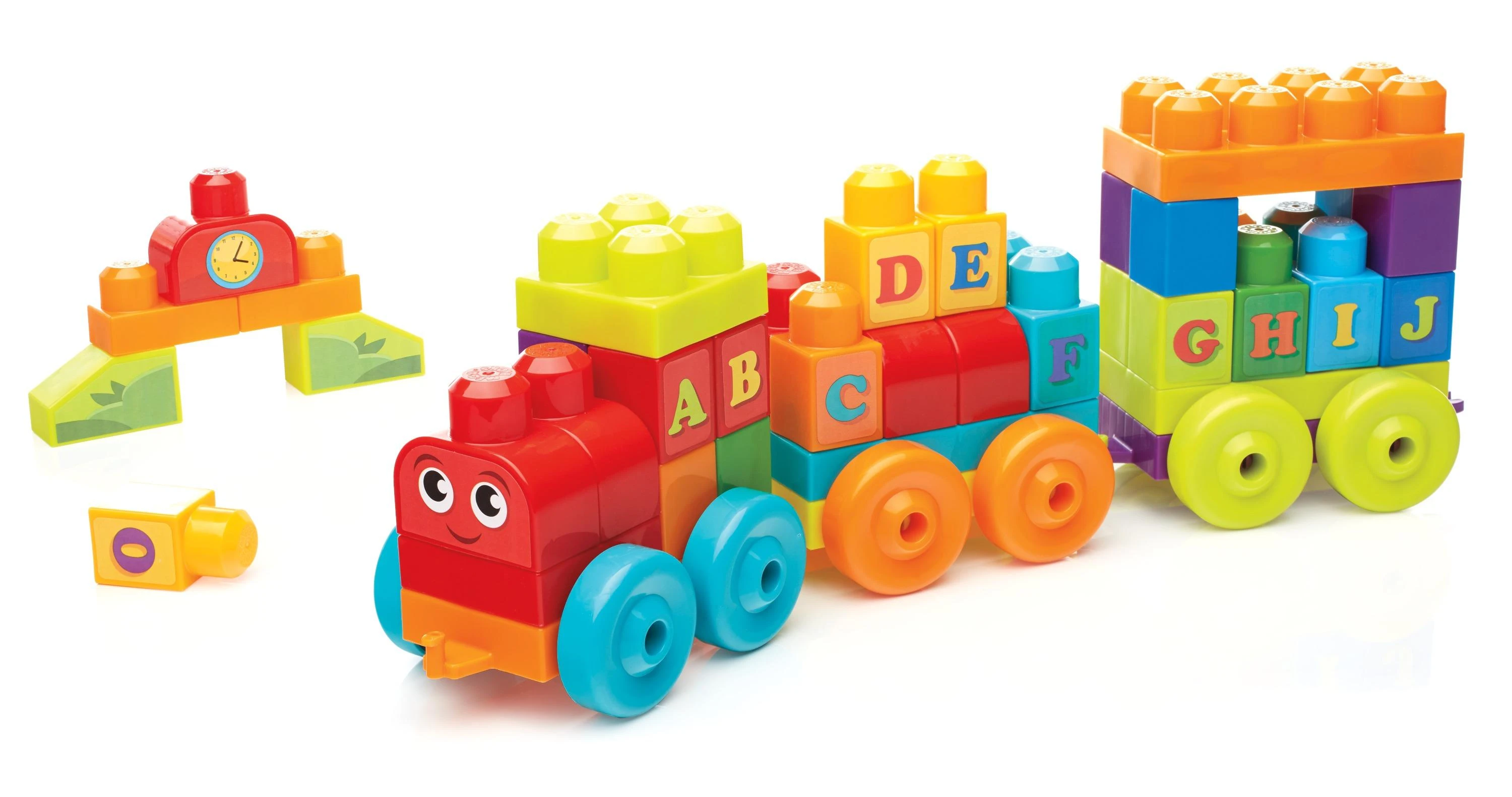 Žaislinis traukinys Mega Bloks DXH35 (60 detalių)