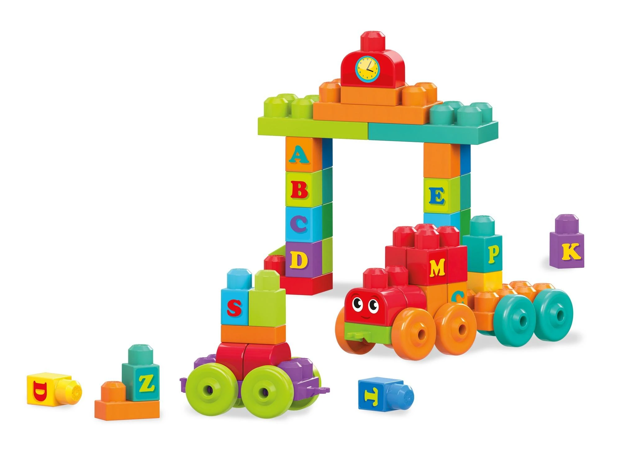Žaislinis traukinys Mega Bloks DXH35 (60 detalių)
