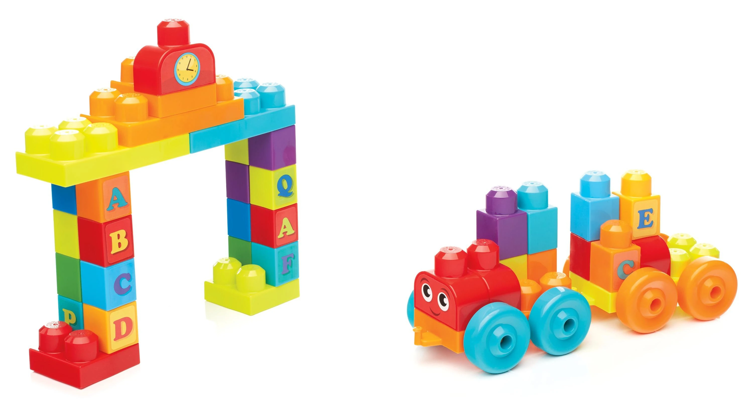 Žaislinis traukinys Mega Bloks DXH35 (60 detalių)