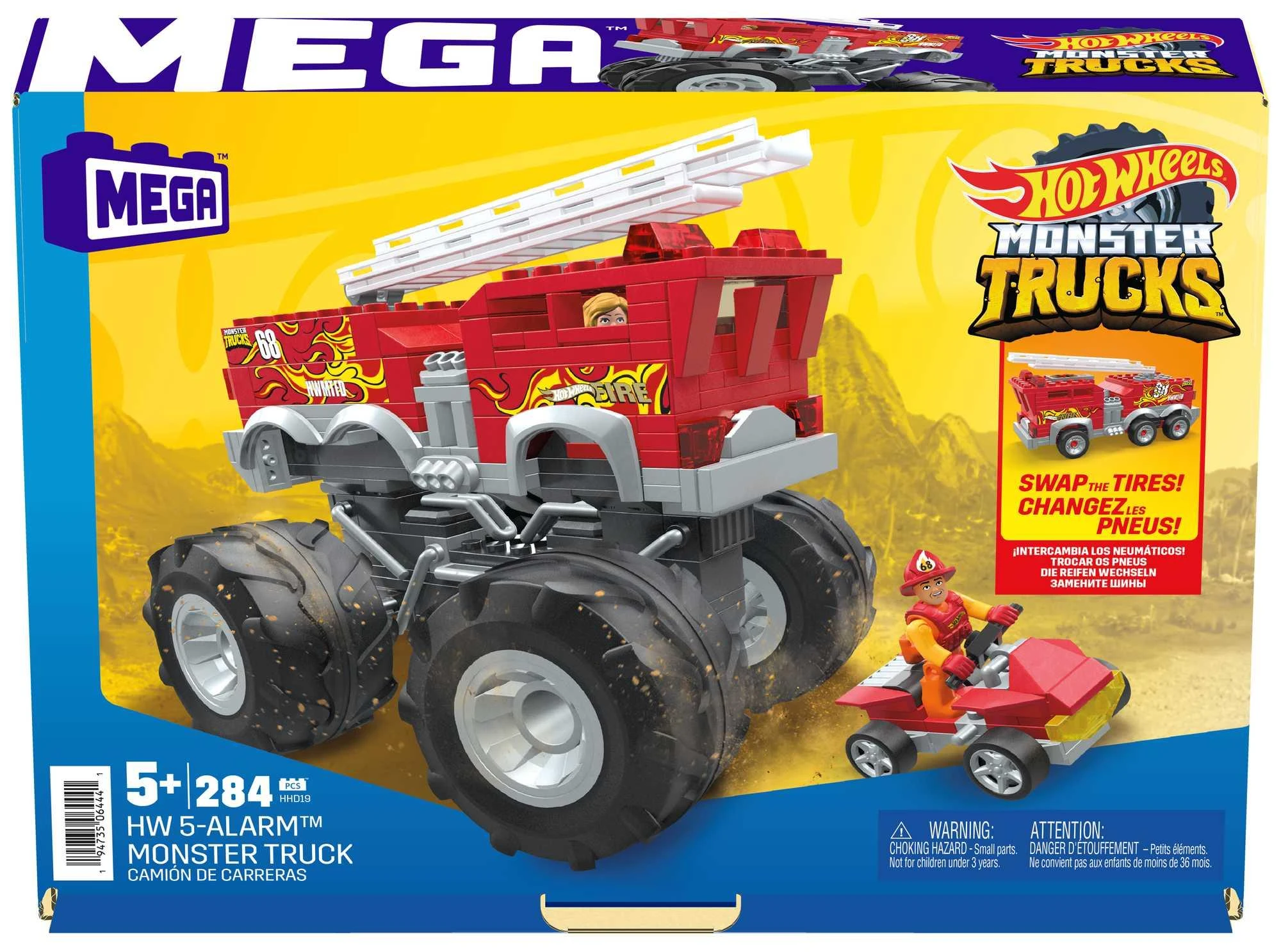 Mega Bloks Mega Construx konstruktorius Hot Wheels „Gaisrinės sunkvežimis“