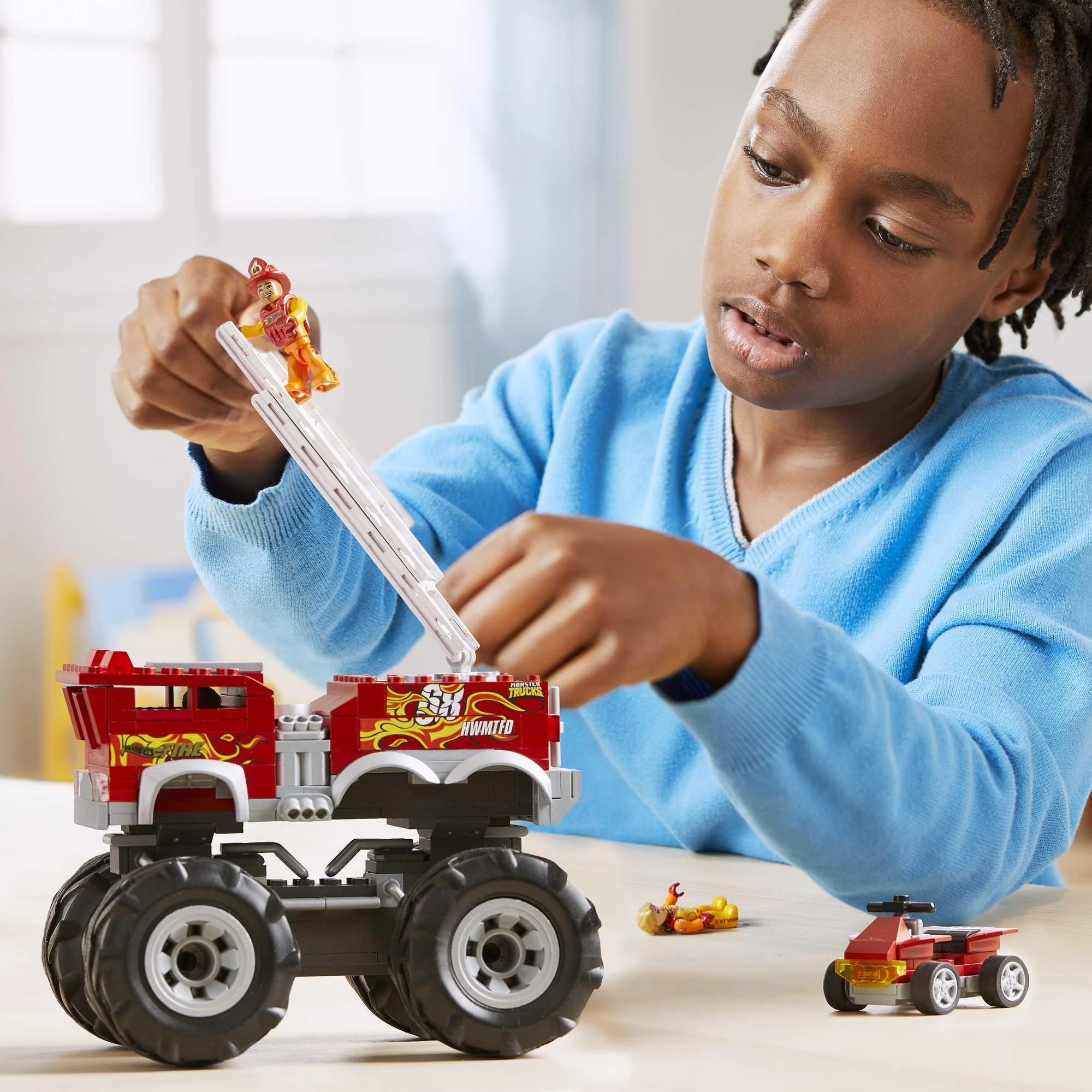 Mega Bloks Mega Construx konstruktorius Hot Wheels „Gaisrinės sunkvežimis“