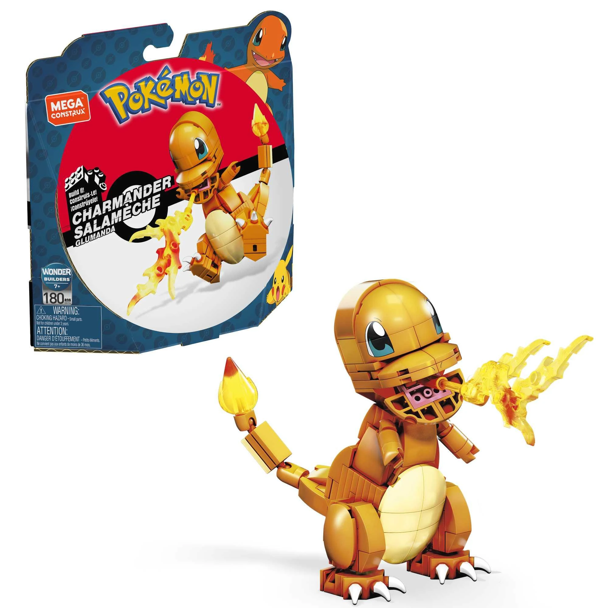 Mattel MEGA CONSTRUX POKEMON rinkinys – Charmander (GKY96)
