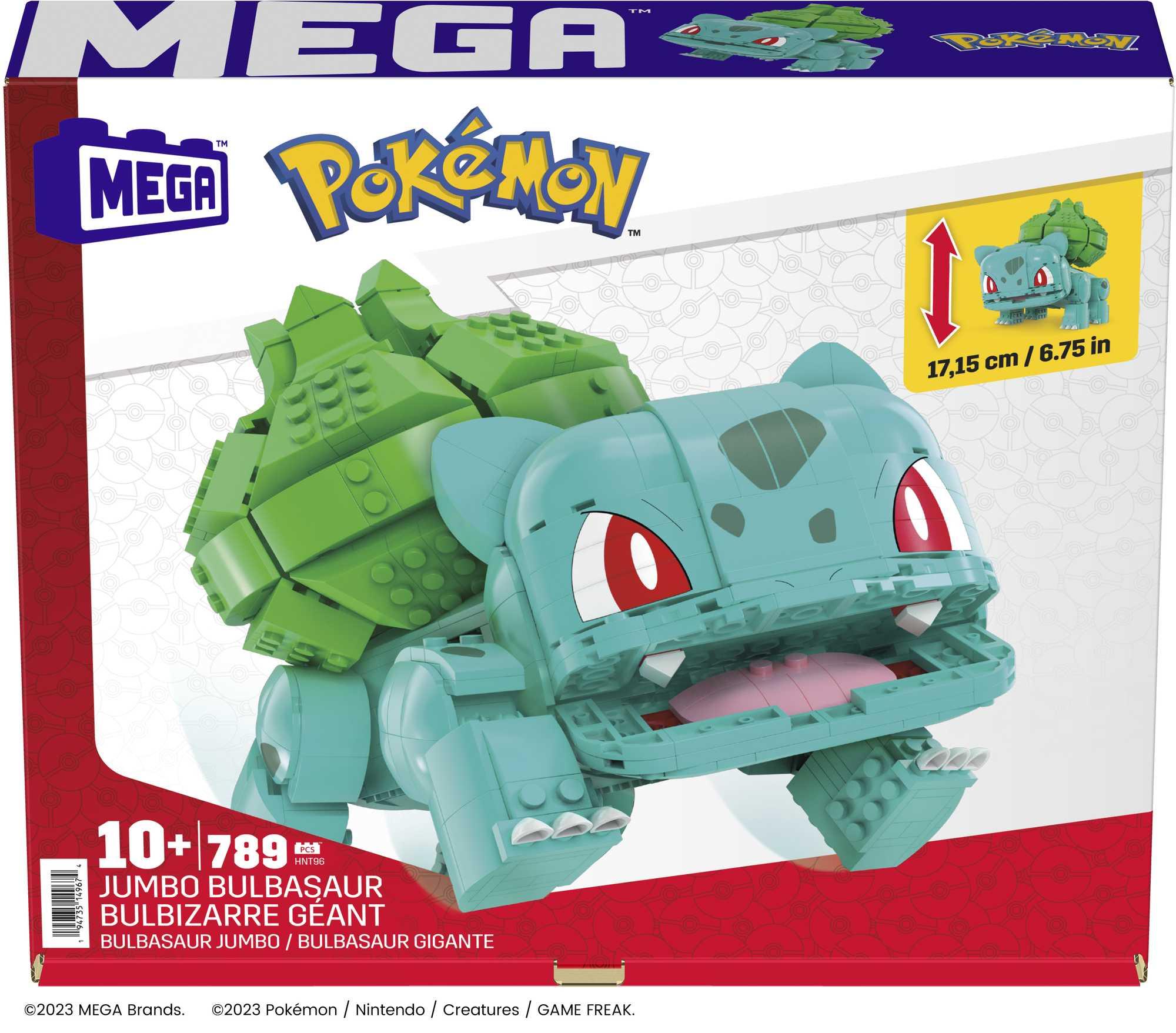 Mattel „Mega Construx Pokemon“ rinkinys „Didysis Bulbasauras“