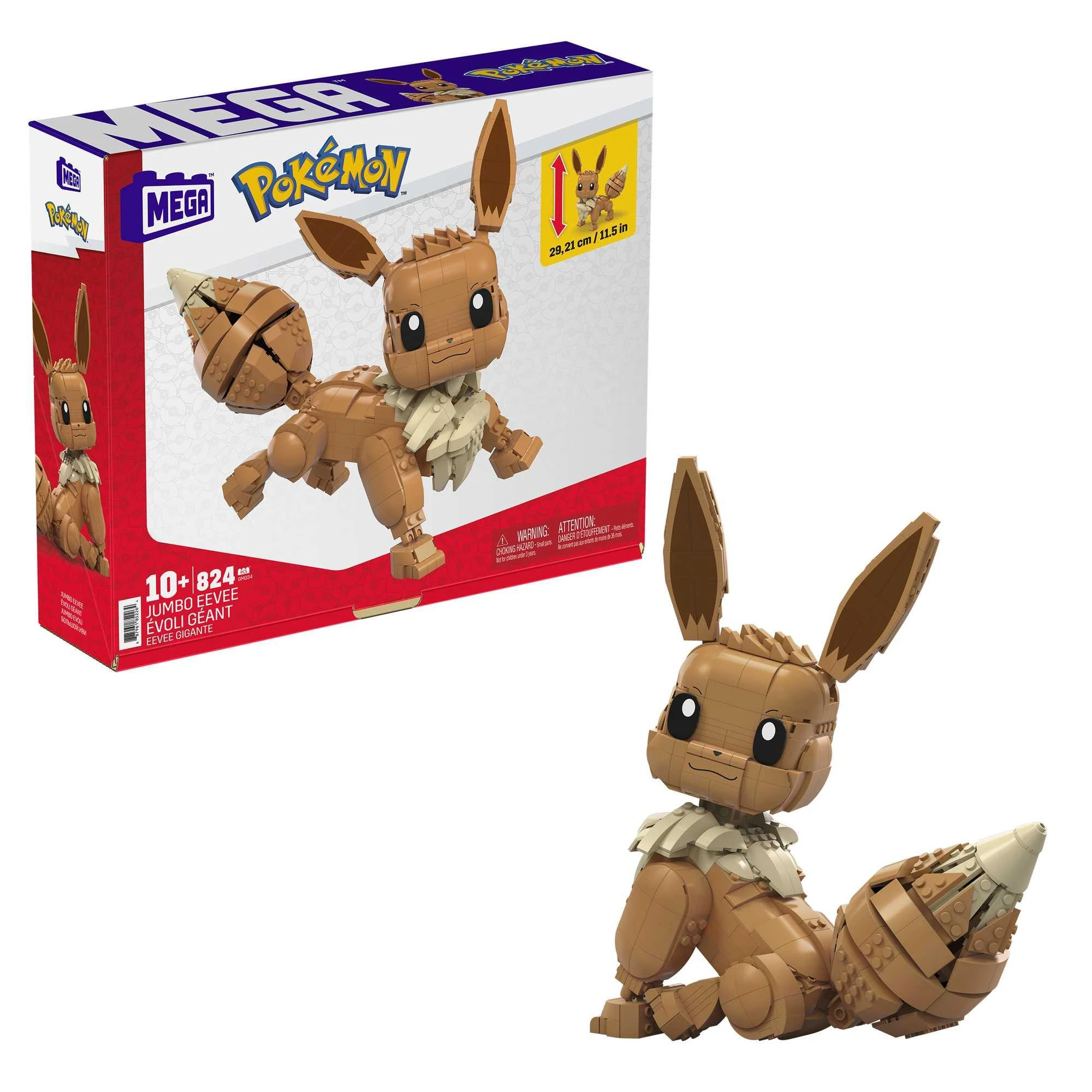 Mattel „Mega Construx Pokemon“ rinkinys „Didysis Eevee“