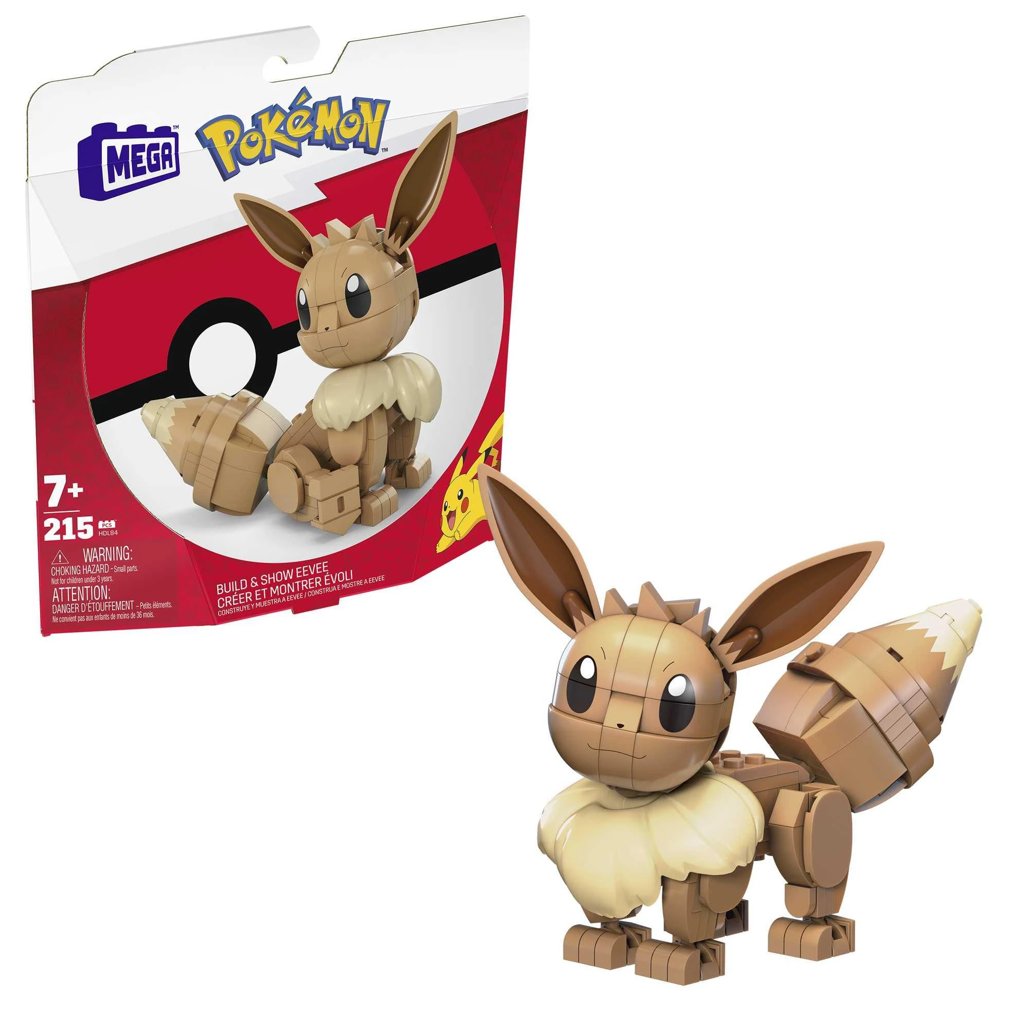 Mega Bloks Mattel MEGA CONSTRUX POKEMON rinkinys – Eevee (HDL84)