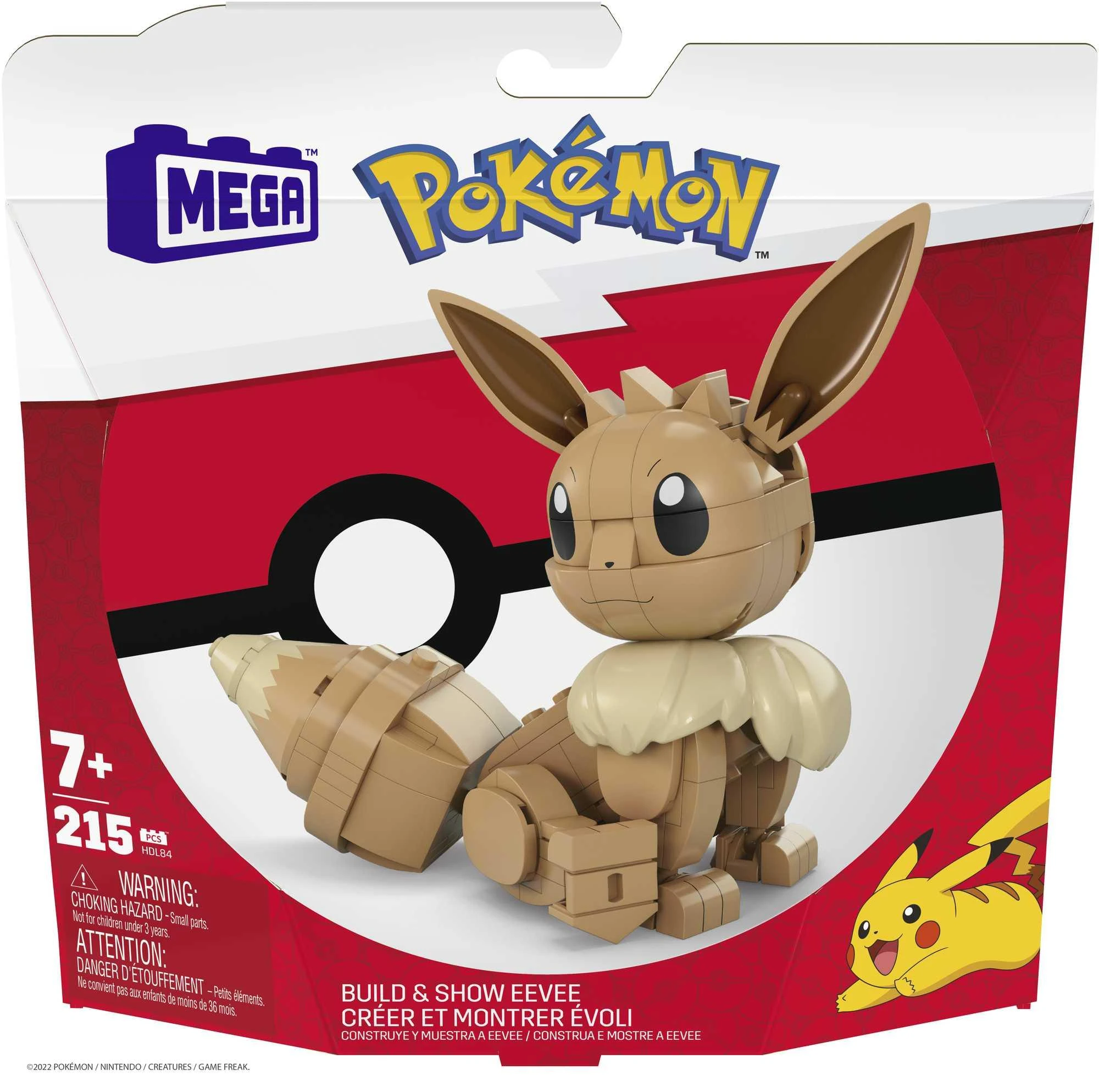 Mega Bloks Mattel MEGA CONSTRUX POKEMON rinkinys – Eevee (HDL84)