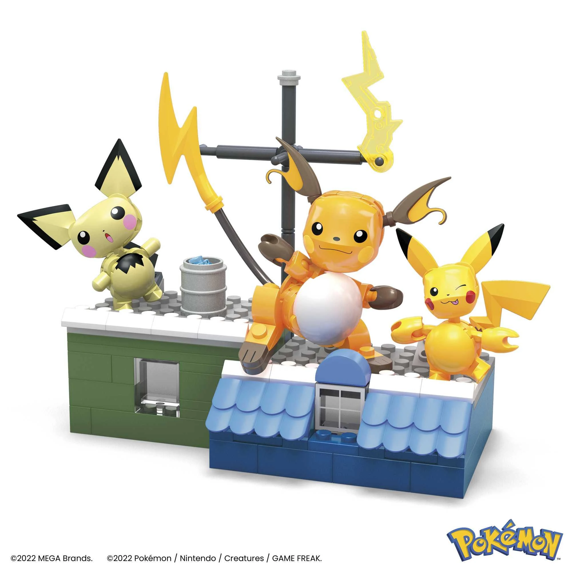 Mattel MEGA CONSTRUX POKEMON Pikachu evoliucija (HKT23)