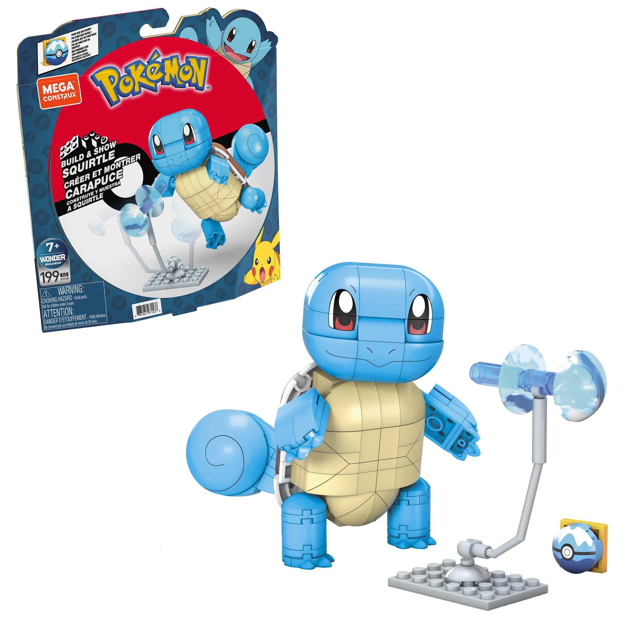 Mattel MEGA CONSTRUX POKEMON rinkinys – Squirtle (GYH00)