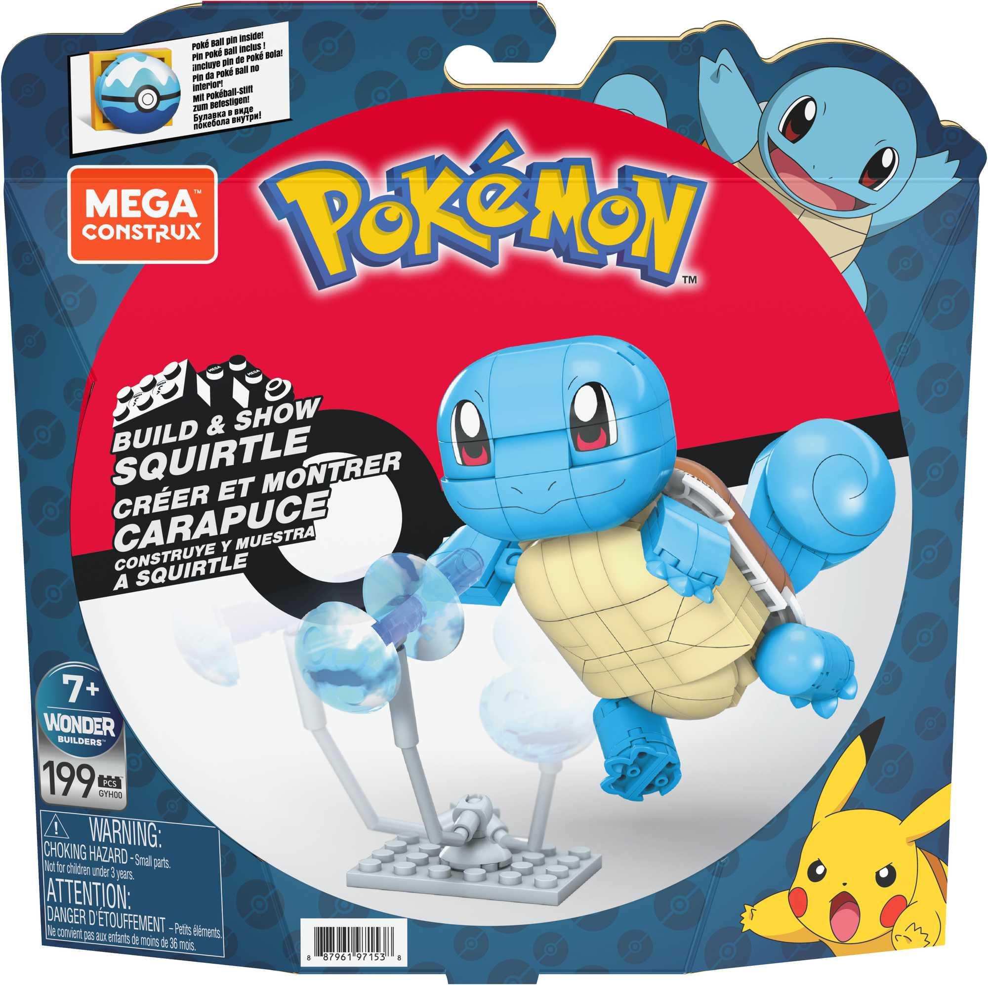 Mattel MEGA CONSTRUX POKEMON rinkinys – Squirtle (GYH00)