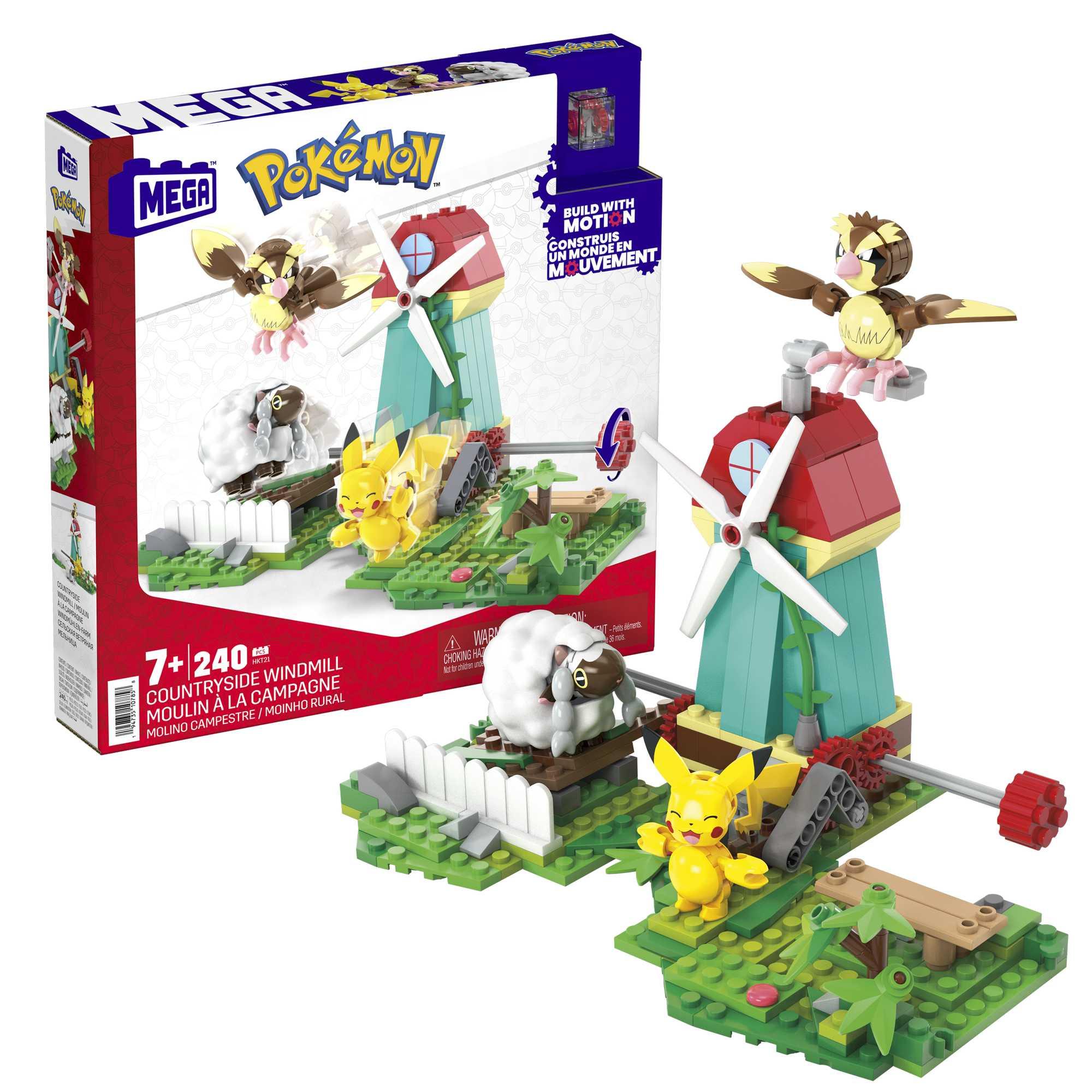 Mega Bloks „Mega Construx Pokemon“ rinkinys „Vėjuotas kaimas“