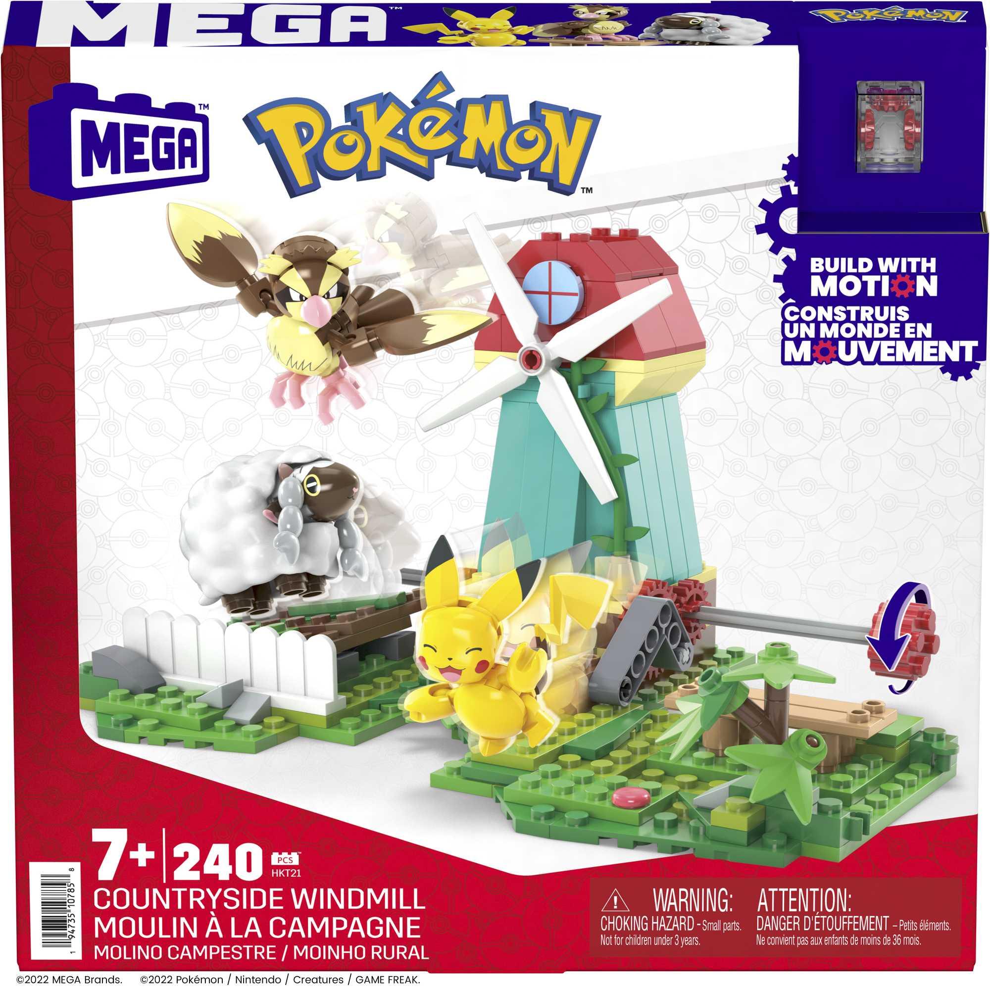 Mega Bloks „Mega Construx Pokemon“ rinkinys „Vėjuotas kaimas“