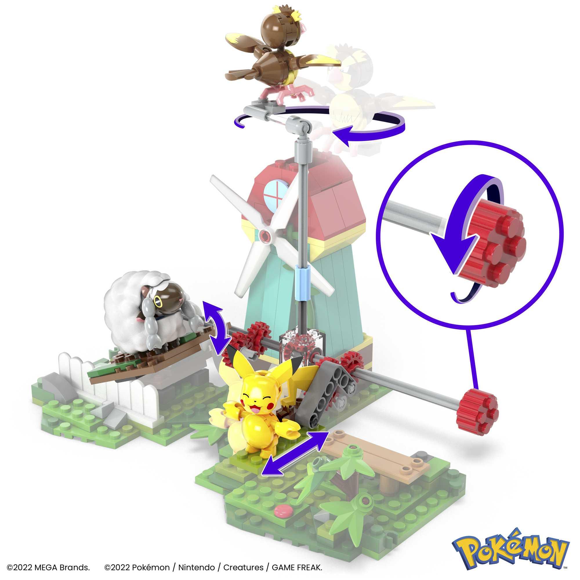 Mega Bloks „Mega Construx Pokemon“ rinkinys „Vėjuotas kaimas“
