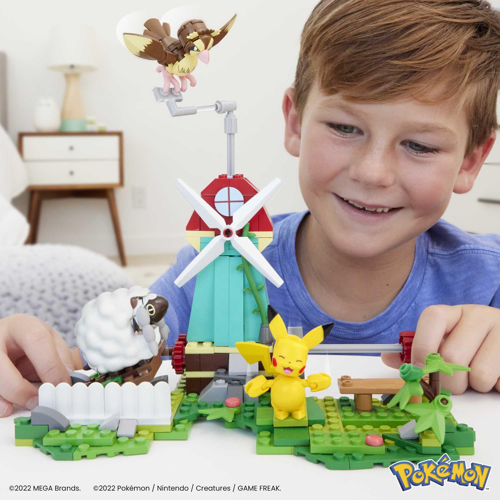 Mega Bloks „Mega Construx Pokemon“ rinkinys „Vėjuotas kaimas“