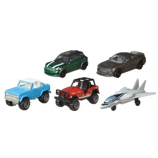 Mattel Penkių Matchbox automodelių rinkinys