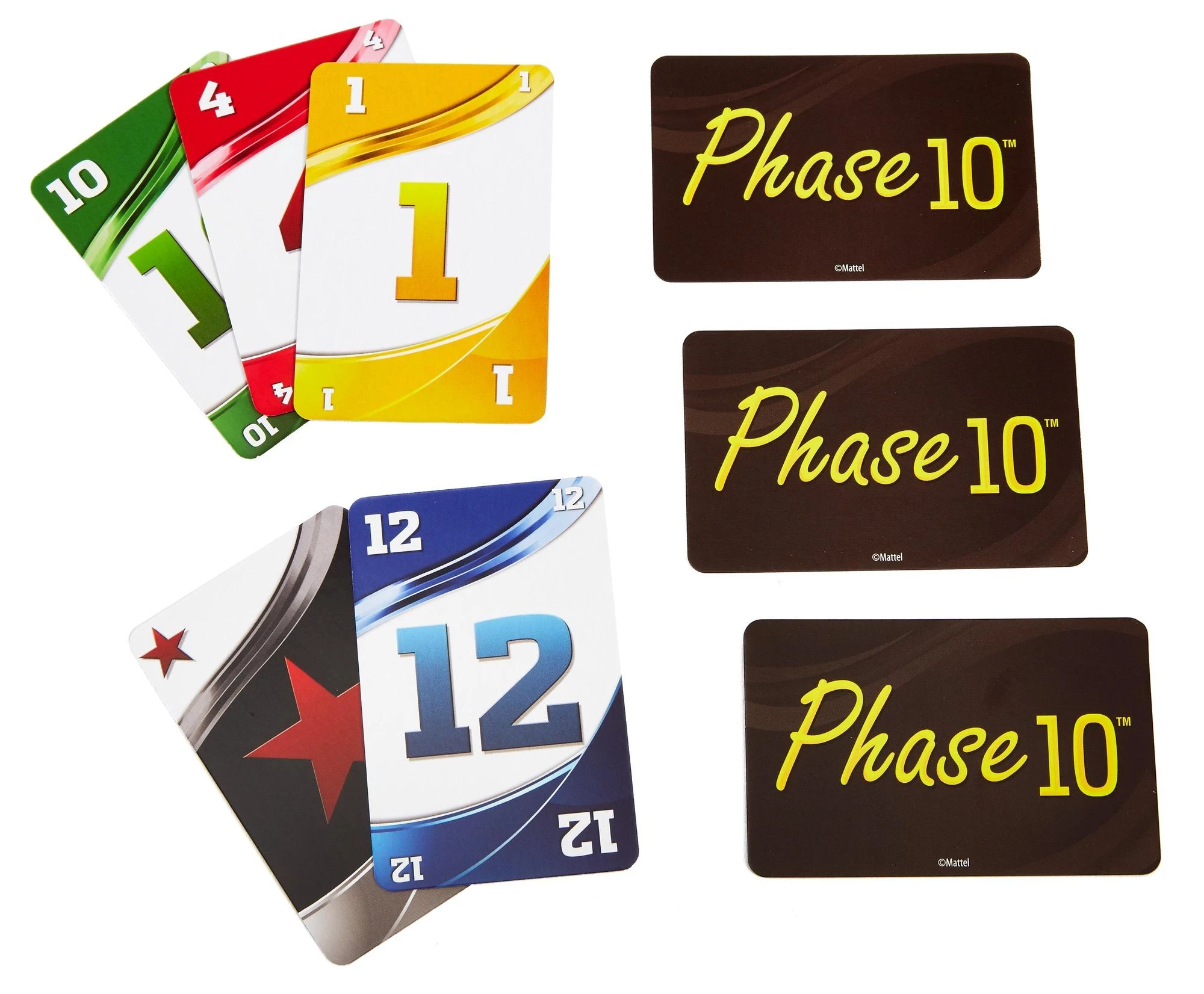 Mattel PHASE 10 - sutampančių kortų žaidimas