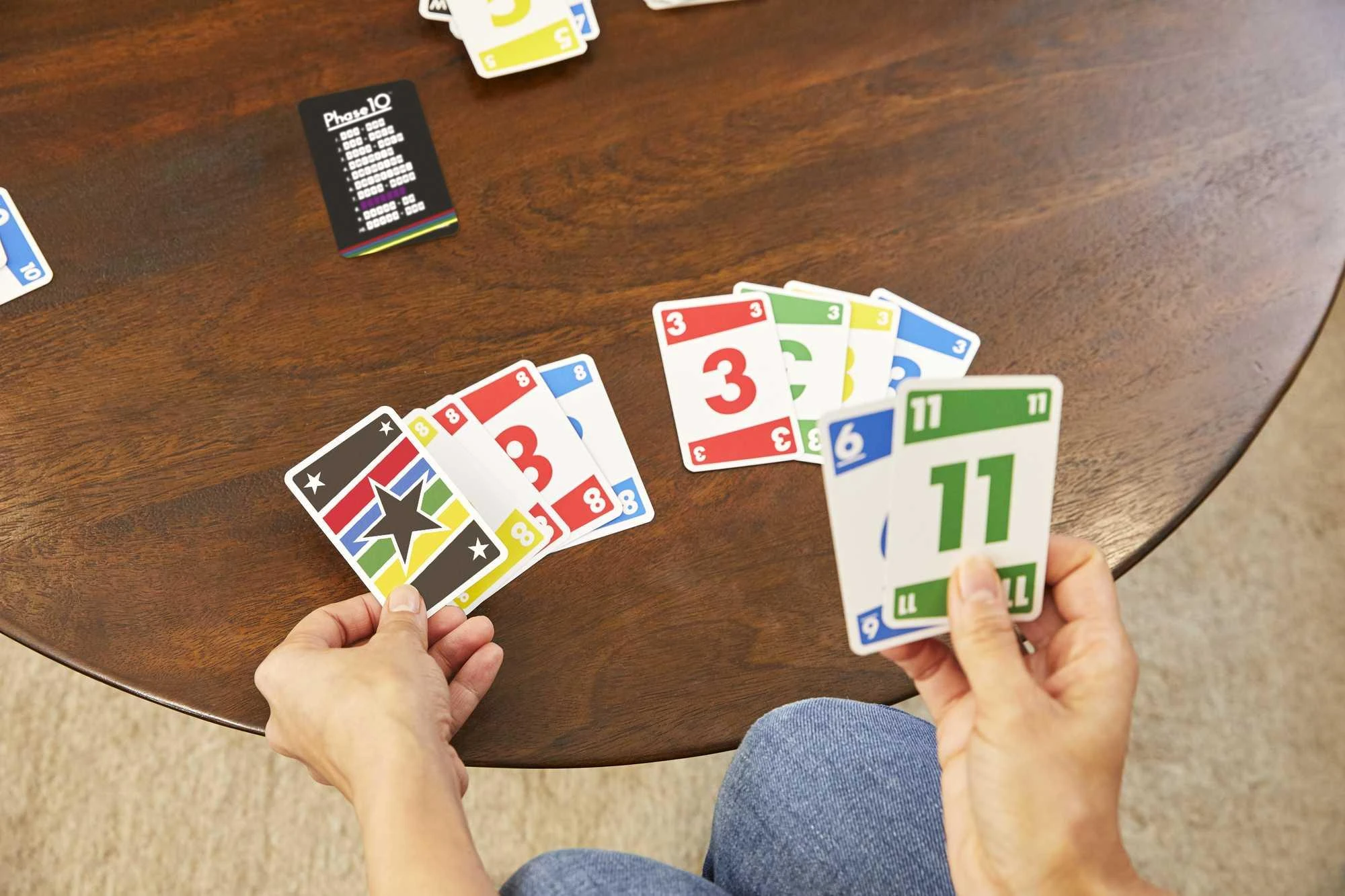 Mattel PHASE 10 - sutampančių kortų žaidimas
