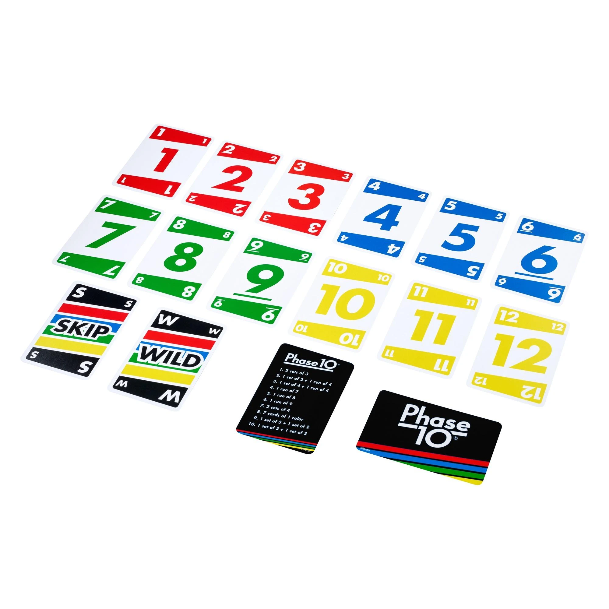 Mattel PHASE 10 - sutampančių kortų žaidimas