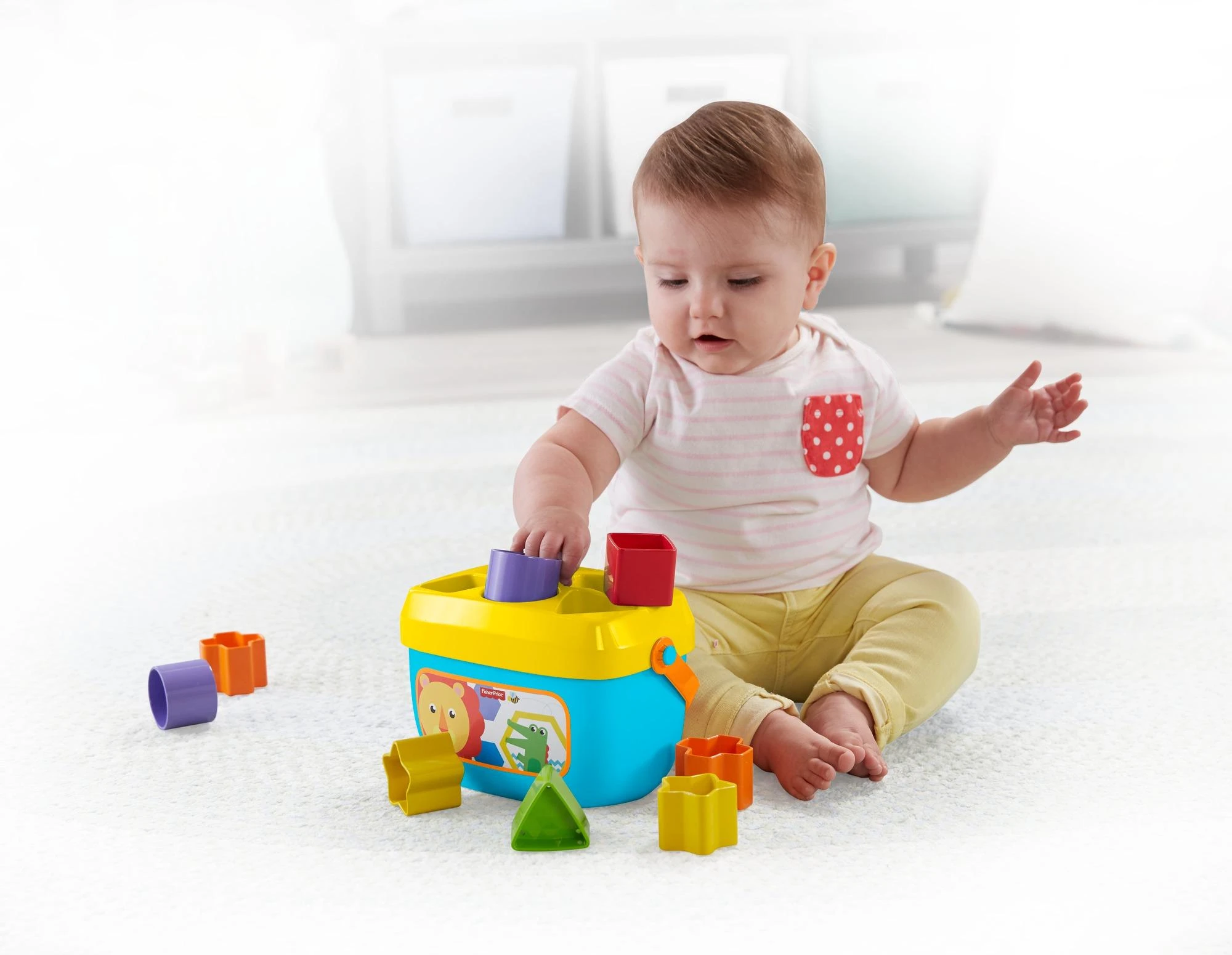 Mattel Pirmosios kūdikio kaladėlės 2
