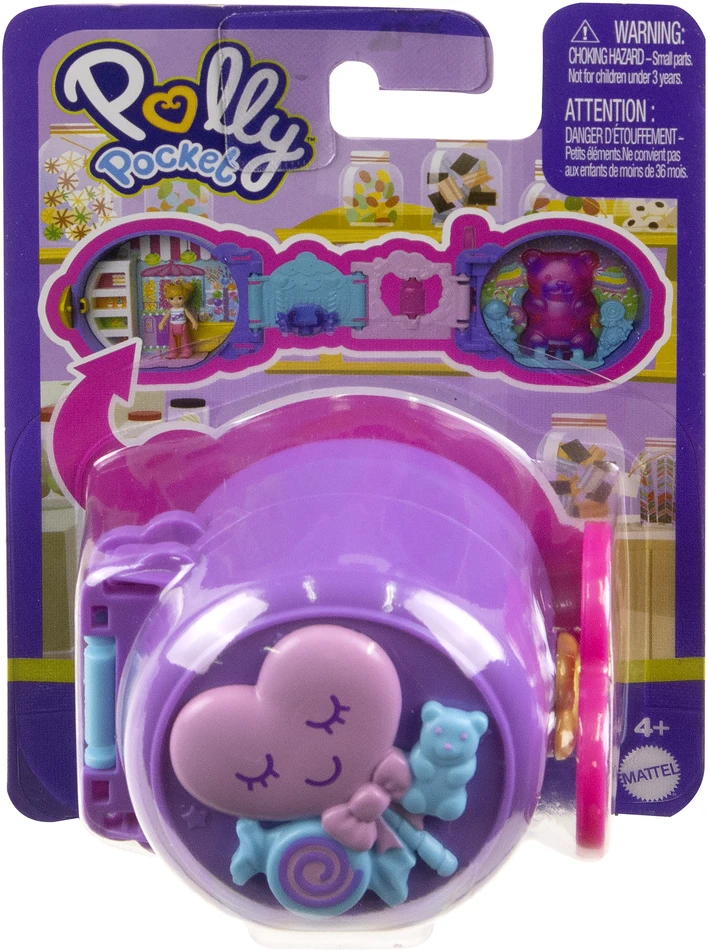 Mattel POLLY POCKET ON THE GO FUN mini pramogų rinkinys (HRD73)