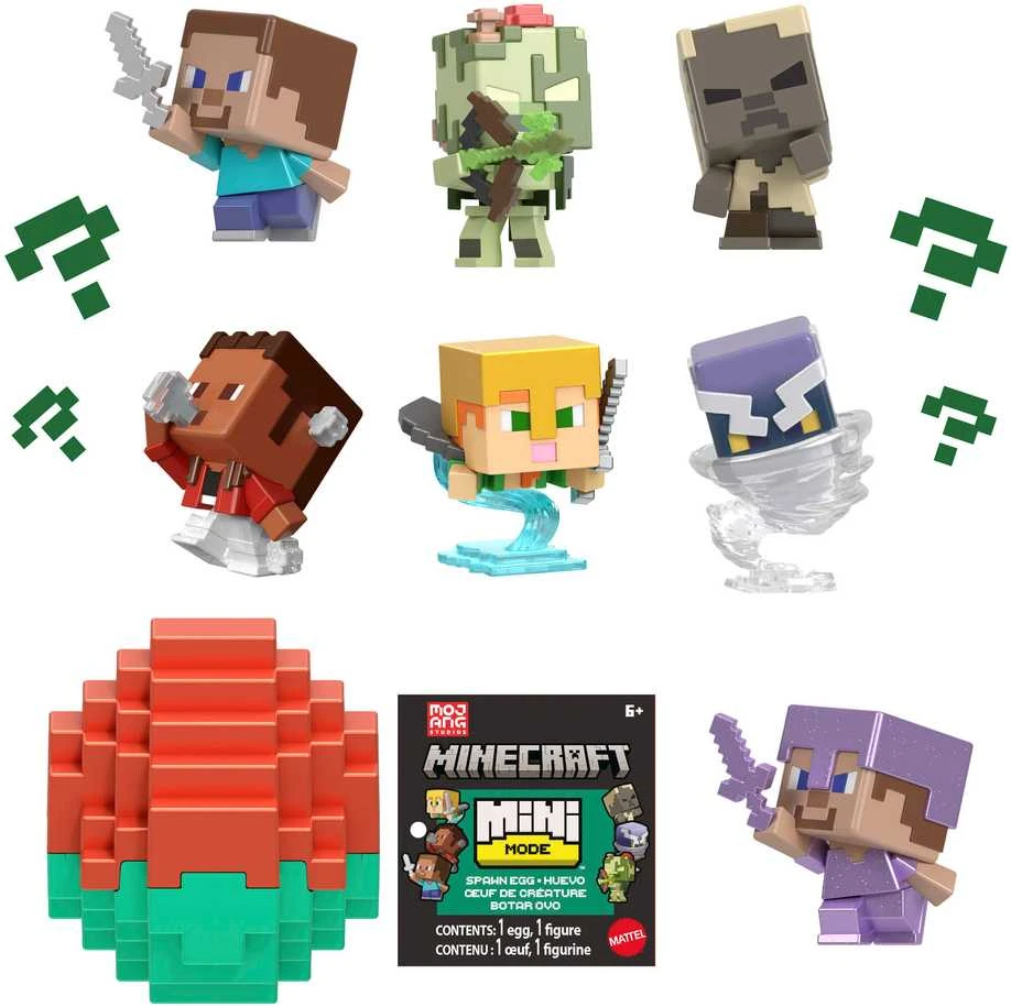 Siurprizų rinkinys Minecraft mini Egg