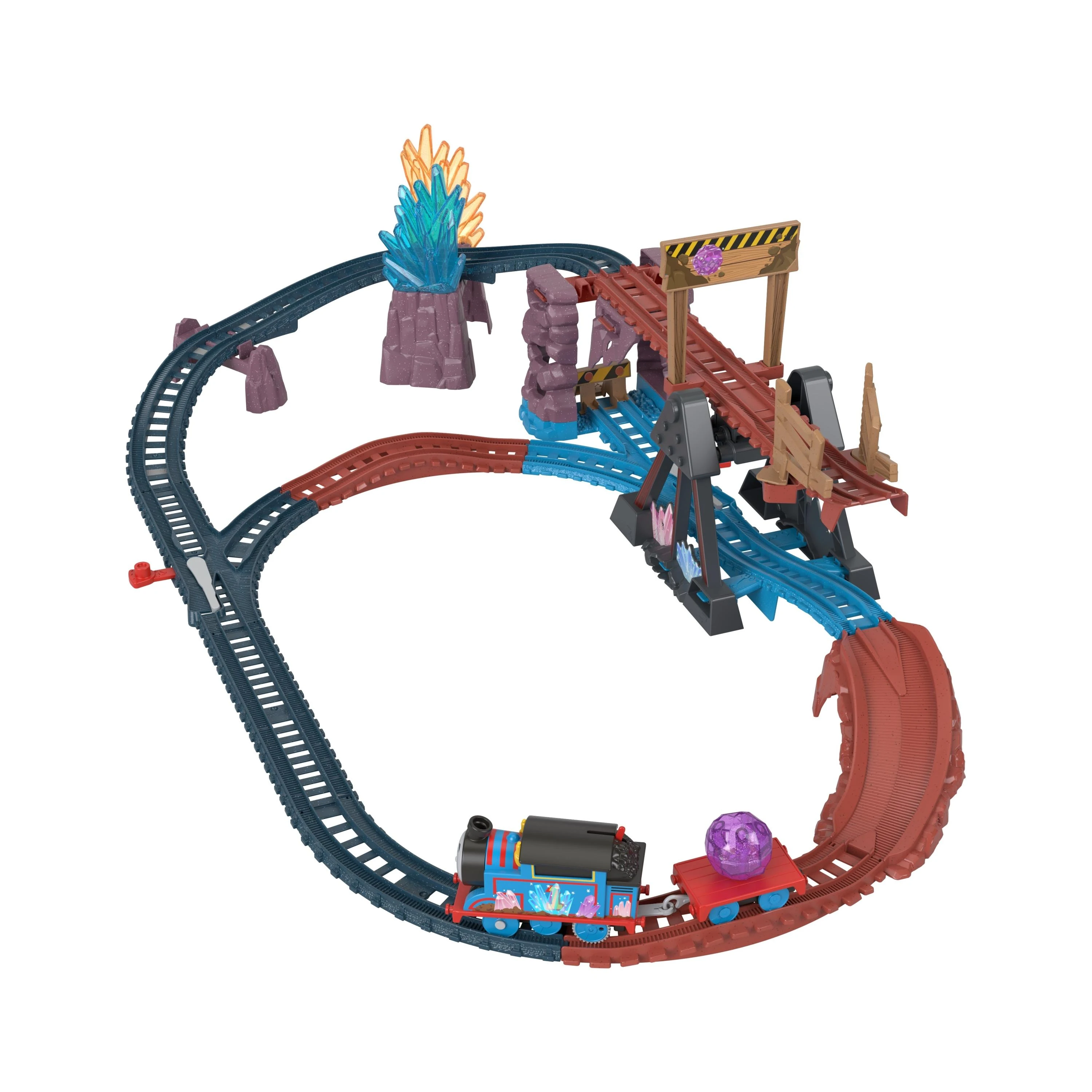 THOMAS & FRIENDS Rinkinys „Kristalų urvo nuotykiai“