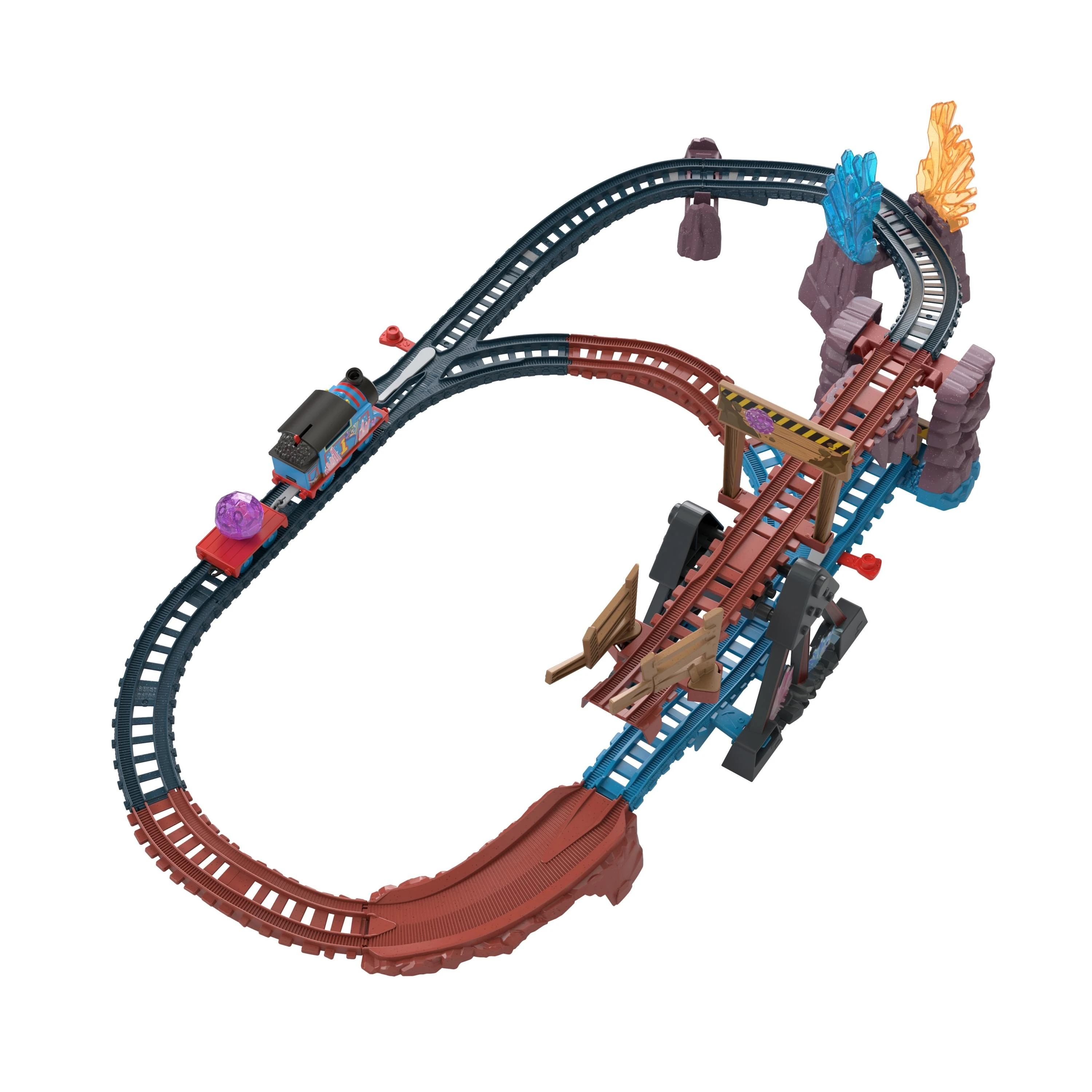 THOMAS & FRIENDS Rinkinys „Kristalų urvo nuotykiai“