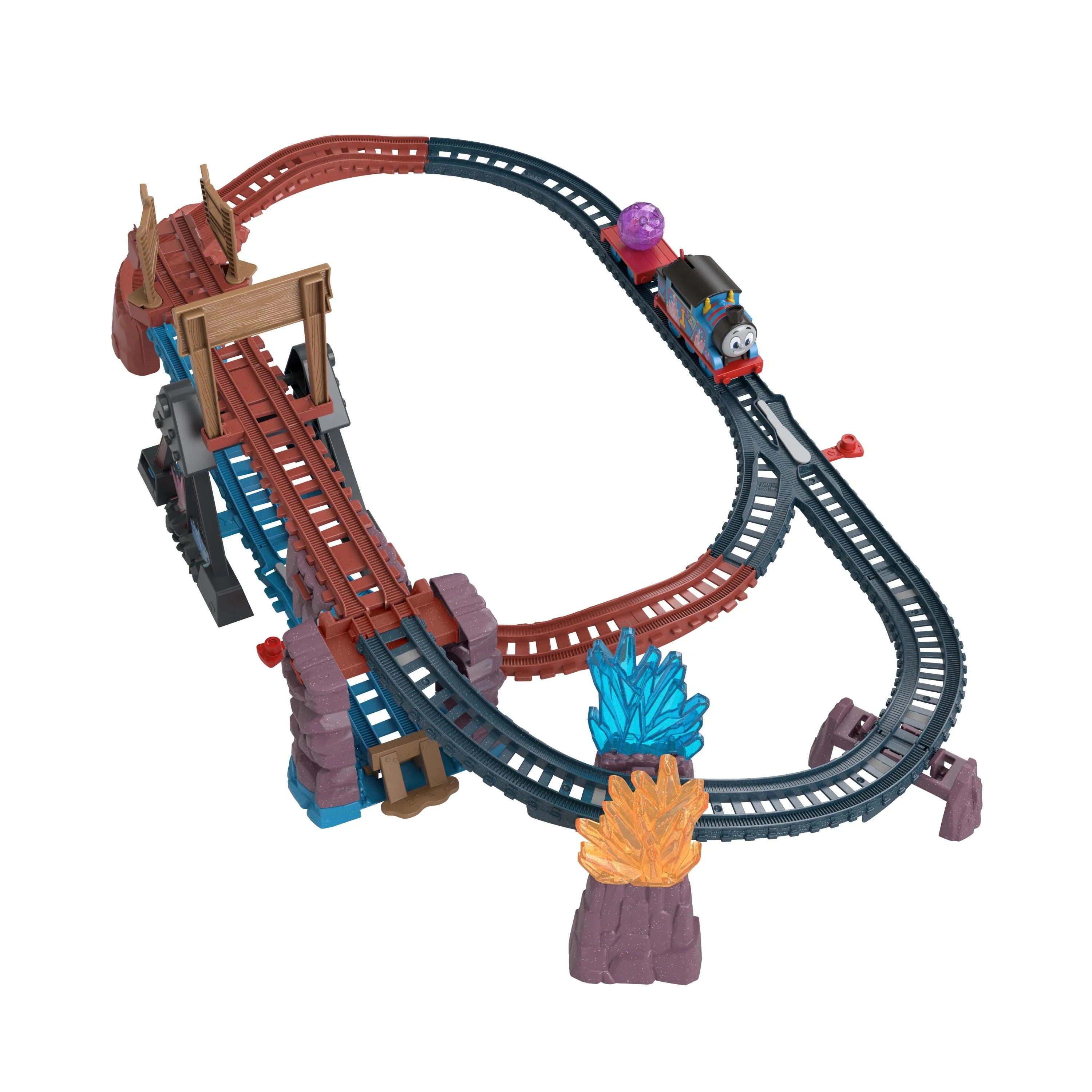 THOMAS & FRIENDS Rinkinys „Kristalų urvo nuotykiai“