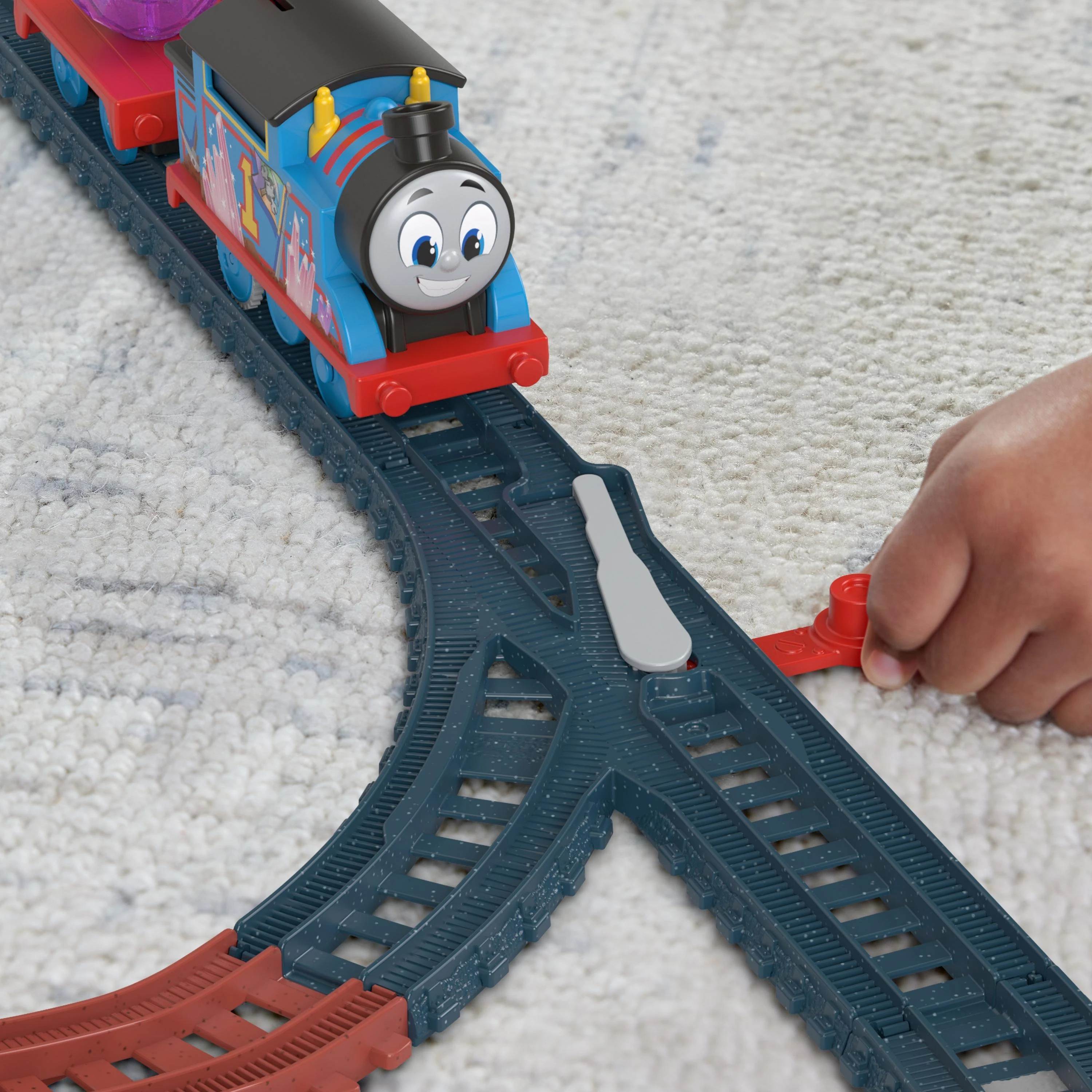 THOMAS & FRIENDS Rinkinys „Kristalų urvo nuotykiai“