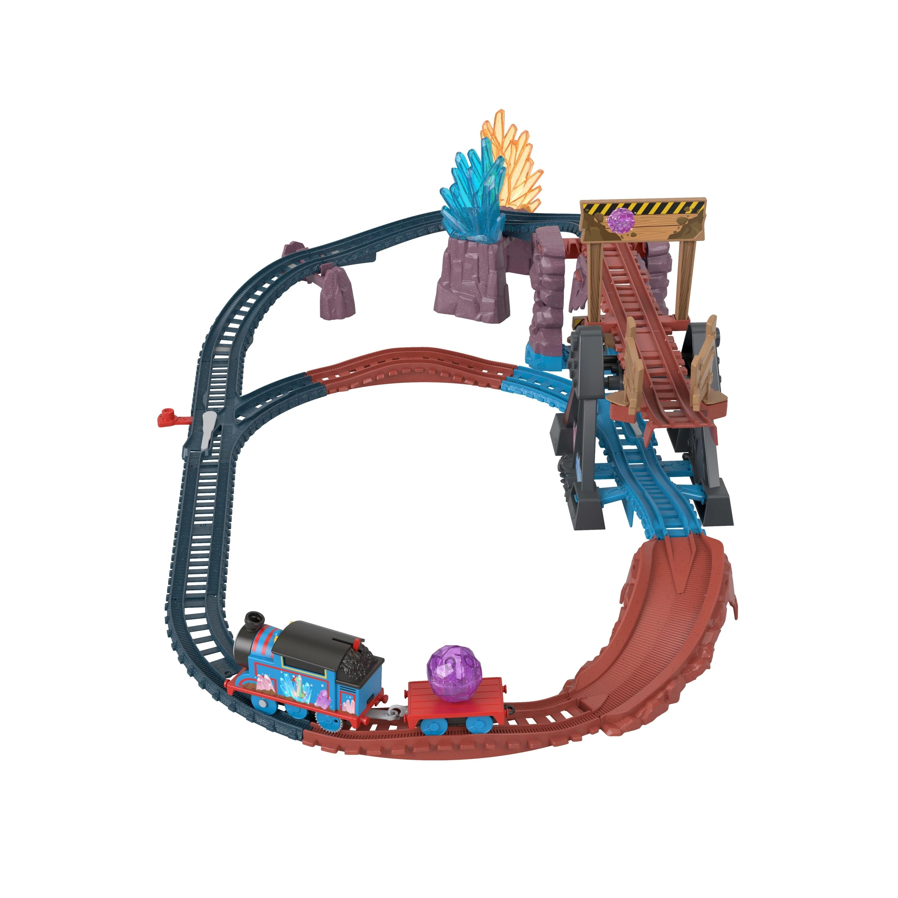 THOMAS & FRIENDS Rinkinys „Kristalų urvo nuotykiai“