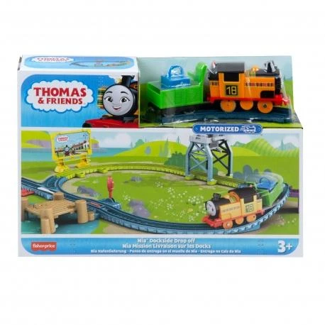 Fisher Price Thomas and Friends trasos rinkinys su motorizuotu garvežiuku