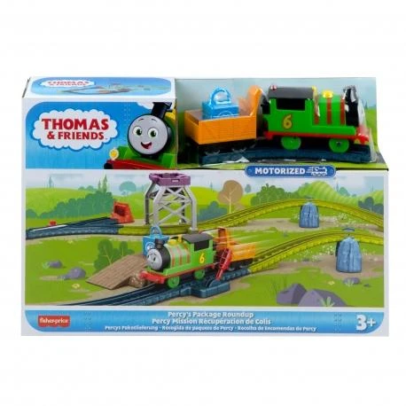 Fisher Price Thomas and Friends trasos rinkinys su motorizuotu garvežiuku